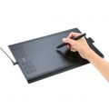 Huion Grafik Zeichentablett Micro USB Neu 1060PLUS mit Speicherkarte 12 Express Keys Digital Painting Wiederaufladbarer Stift