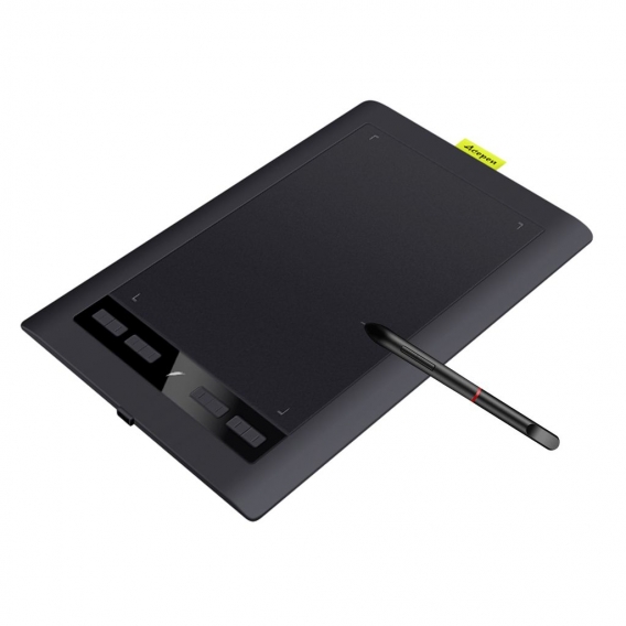 Acepen AP1060 Professional 10 * 6-Zoll-Grafik-Grafiktafel-Pad-Board-Kit mit batterielosem Stift 8192 Druckstufen 8 Express-Taste