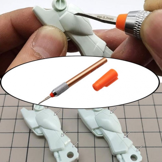 Hobby Modell Handwerk Geschnitzte Messer Stichel Cutter Werkzeuge Hartmetall für Gundam Modelle Farbe 0,8 mm