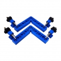 1 Paar 90 Grad Positionierungs Rechtwinklige Zangen Winkelklemmen Befestigungswerkzeug für Zimmerleute Farbe Blau