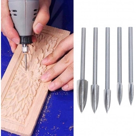 More about 5PCS Wood Carving and Engraving Drill Bit Milling Root Cutter Carving Tools Holzschnitzerei und Gravur Bohrer Fräser Wurzelschni