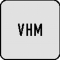 WERNER WILKE Gravierstichel Profil D D. 4mm, VHM, 75mm, 5 Stück