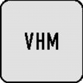 WERNER WILKE Gravierstichel Profil D D. 5mm, VHM, 50mm, 5 Stück