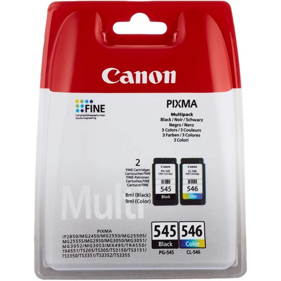Original Multipack für Canon PIXMA IP2850 PG-545/CL-546
