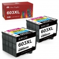 Kompatibel 603XL Druckerpatronen für Epson Expression Home XP-2100 XP-2105 XP-3100 XP-3105 XP-4100 XP-4105 Workforce WF-2830 WF-