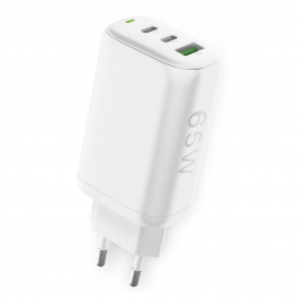 More about Fontastic Prime Netzteil GaNto Type-C PD + USB-A FC3 GaN 65W Power Delivery, Fast Charge 3, max.3.25A, weiß