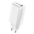 Fontastic Prime Netzteil GaNto Type-C PD + USB-A FC3 GaN 65W Power Delivery, Fast Charge 3, max.3.25A, weiß