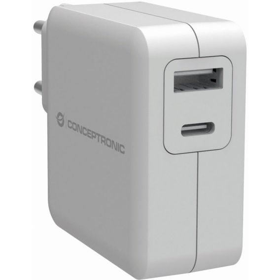 Conceptronic 2-Port-30-W-USB-PD-Ladegerät