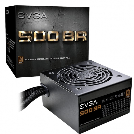 EVGA 500 BR - 500 W - 100 - 240 V - 50 - 60 Hz - 8 A - 120 W - 500 W EVGA