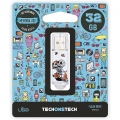 USB Pendrive Tech One Tech Calavera Moto TEC4002-32 32 GB