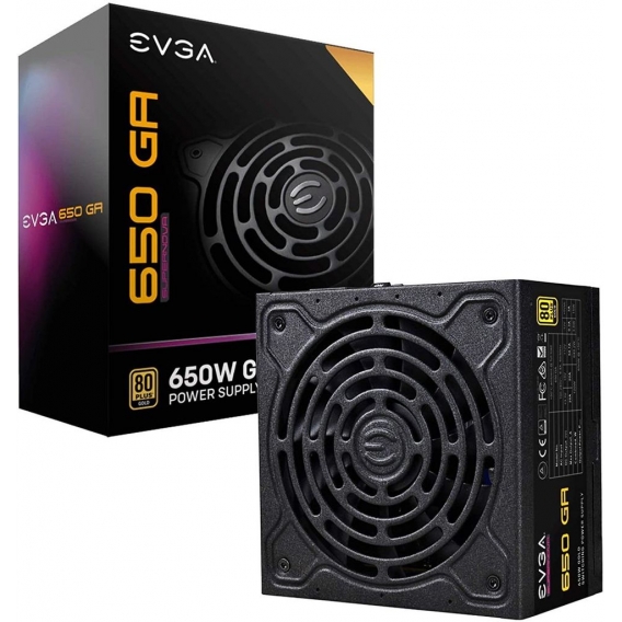 EVGA SuperNOVA 650 GA 650W, PC-Netzteil ,schwarz, 3x PCIe, Kabel-Management, 650 Watt