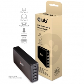 More about Club 3D USB Typ A und C Ladegerät 5 Ports bis zu 111W Club 3D