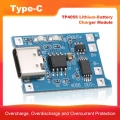 Micro / Typ-C / Mini-USB 5 V 1A TP4056 18650 Lithium-Batterie-Lademodul Ladekarte mit doppeltem Schutzfunktionen 1A Li-Ion