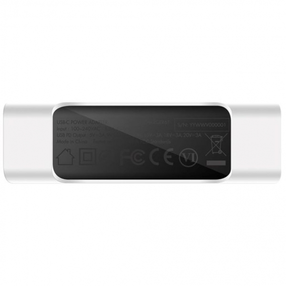 Macally CHARGER61-UK, USB-C Netzteil inkl.  USB-C Kabel mit magnetischem Stecker, für 12' MacBook und MacBook Pro, 240 V UK