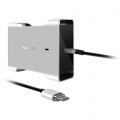Macally CHARGER61-UK, USB-C Netzteil inkl.  USB-C Kabel mit magnetischem Stecker, für 12' MacBook und MacBook Pro, 240 V UK