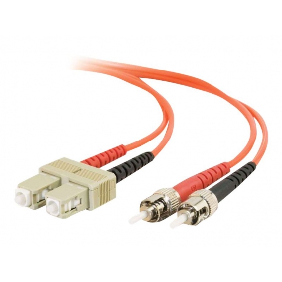C2G SC-ST 50/125 OM2 Duplex Multimode PVC Fiber Optic Cable (LSZH) - Netzwerkkabel - SC multi-mode (M) bis ST multi-mode (M) - 2