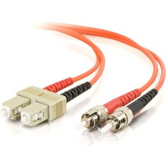C2G SC-ST 50/125 OM2 Duplex Multimode PVC Fiber Optic Cable (LSZH) - Netzwerkkabel - SC multi-mode (M) bis ST multi-mode (M) - 2