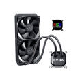 EVGA CLC 240mm All-In-One RGB LED CPU Liquid Cooler, Wasserkühlung ,schwarz