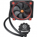 Thermaltake Water 3.0 Riing Red 140, All-in-one liquid cooler, 40,6 cfm, Schwarz, Rot