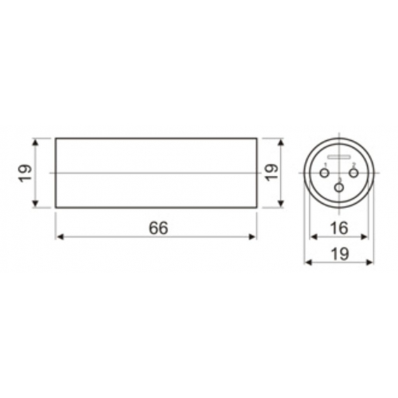 Adapter Micro-Stecker auf Micro-Stecker 3-polig Electro Dh 10.240/M/M 8430552008490