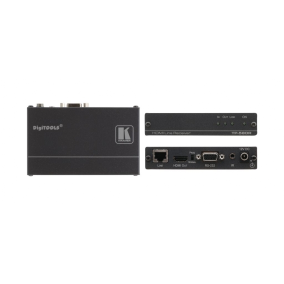 Kramer TP-580R HDMI-HDBaseT Empfänger / Receiver (1x HDBaseT auf 1x HDMI)