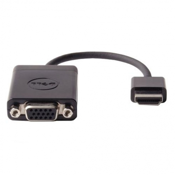 Dell HDMI auf VGA Adapter - HDMI - VGA - Männlich/Männlich - Schwarz