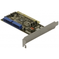 DeLOCK Controller card 2x SATA, 1x IDE - Speichercontroller (RAID) - ATA / SATA 1.5Gb/s - 150 MBps - RAID 0, 1, JBOD, 0+1 - PCI