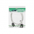 InLine® SATA 6Gb/s Kabel rund, mit Lasche, 0,5m