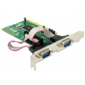 DeLock PCI Card 2x Serial - Serieller Adapter - PCI - RS-232 x 2