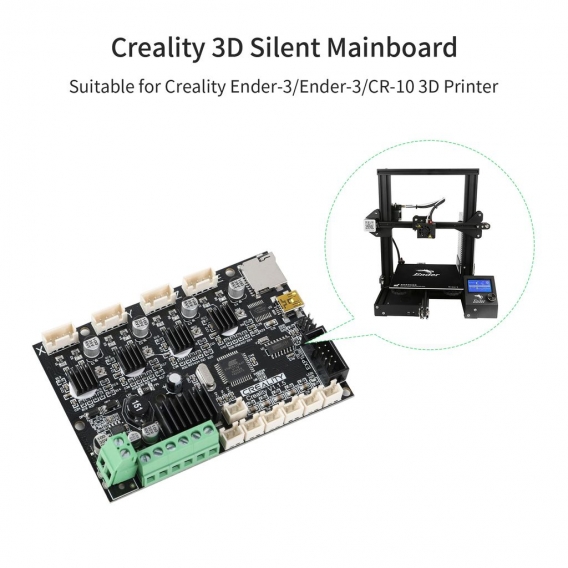 3D Base Control Board Motherboard V1.1.5 Silent Mainboard fuer Creality Ender 3/Ender-3S/CR-10 DIY Self Assembly 3D Desktop Prin