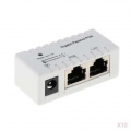 10x Passive PoE Injector Adapter Power Over Ethernet 12-52V mit LED-Stromanzeige