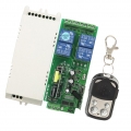 Wireless Fernbedienungen Schalter AC 220V 4 CH Empfänger RF Sender - Lange Metall vier Bindung Größe Kleine Metallabdeckung mit 