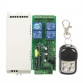 Wireless Fernbedienungen Schalter AC 220V 4 CH Empfänger RF Sender - Lange Metall vier Bindung Größe Kleine Metallabdeckung mit 