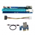 PE503 PCI-E Riser Karte 4PIN SATA Adapter für Bitcoin-, Hohe qualität Durable Material