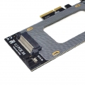 PCIe Riser 4X zu U.2 SFF-8639 Expansion Karte PCI-E/SATA/SAS Adapter für Desktop PC Computer