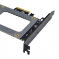 PCIe Riser 4X zu U.2 SFF-8639 Expansion Karte PCI-E/SATA/SAS Adapter für Desktop PC Computer