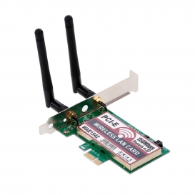 More about Wireless LAN-Karte BT WiFi-Netzwerkkarte mit High-Gain-Antennen 150M PCI-E-Adapterkarte