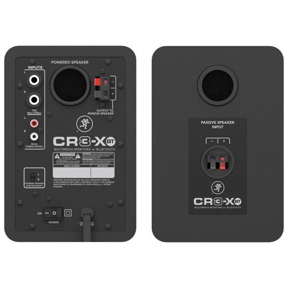 Mackie CR3-XBT Pair Multimedia Monitor Mackie