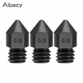 Aibecy 3 stücke Gehärtete Stahldüsen 0,8mm für 1,75mm filament für Creality Ender 3 / CR-10 / CR-10S Pro / TEVO Tarantel Pro / T