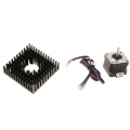 Motor Kühlkörper Stepper Kabel Adapter Thermische Block Extruder für MK7/MK8