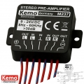 KEMO M237 Stereo-Vorverstärker 9 - 24 V/DC 8 Hz - 60 kHz, z.b. für Mikrofon (147