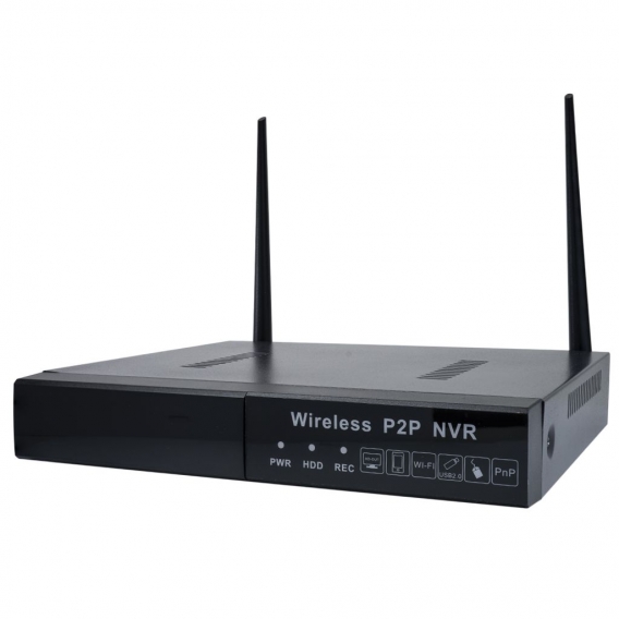 Videoüberwachungskit PNI House WiFi550 NVR 8-Kanal 1080P und 4 Wireless Wireless Outside 720P, P2P, IP66