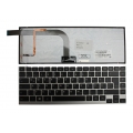 Toshiba 9Z.N8UBQ.70G Silber Rahmen Hinterleuchtet Schwarz Deutsch Layout kompatible Ersatz tastatur