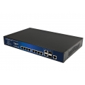 ALLNET Switch full managed 8 Port Gigabit 240W / 8x PoE+ / 2x LAN oder 2x SFP / 19" / "ALL-SG8910PM"