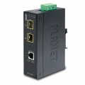 PLANET IP30 10/100/1000T to 2-Port 100/1000X SFP Gbit Conv.