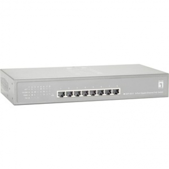 LevelOne GEP-0812  8-Port Gigabit Ethernet PoE Switch
