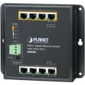 PLANET WGS-804HP, Unmanaged, L2, Gigabit Ethernet (10/100/1000), Vollduplex, Power over Ethernet (PoE), Wandmontage