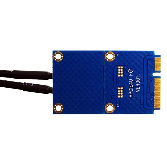 Mini PCIe zu Dual-USB / 2x USB 2.0 Adapter, von M-ware®. ID13874