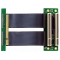 1x PCI an 2x PCI Raiser Riser Flex-Kabel 10cm, von M-ware®. ID9562
