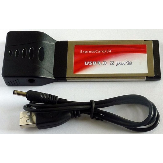 2x USB3.0 Highspeed Expresskarte PAEC014, von M-ware®. ID9374